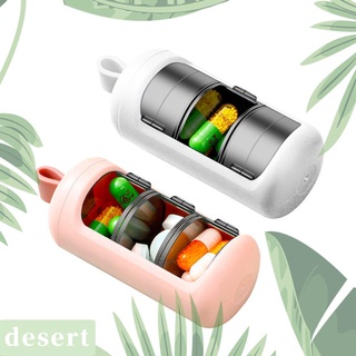 2 pzs De desierto Para bolsa/llavero De viaje diario portable arok Up Mini caja organizadora De Pill