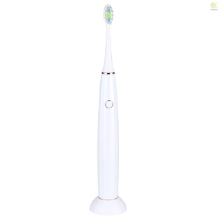 q-gleam cepillo de dientes eléctrico recargable cepillo de dientes sónico limpieza con temporizador 4 modos 3 cabezas de cepillo