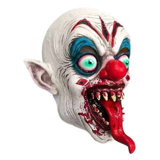 Horror Latex Mask Clown Devil for Theatrical Performances Costume Party Masquerade Halloween Men Women (5)