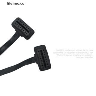 LILEIMO OBD II 16Pin Y Splitter Extension Cable Lead One Male to Dual Female .