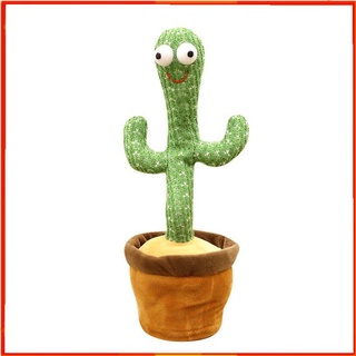 (listo) Durable electrónico Cactus bailarín regalo Cuti juguete Bilik Comel (2)
