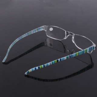 shin unisex gafas de lectura rayas resina lente transparente gafas de presbicia +1.0~+4.0 (7)