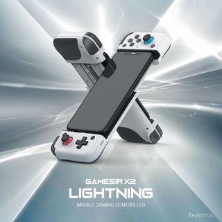 beastmaster GameSir X2 Lightning Mobile Gamepad Controlador De Juegos Para iPhone , Apple Arcade , MFi , Xbox Game Pass , PlayStation Now , STADIA
