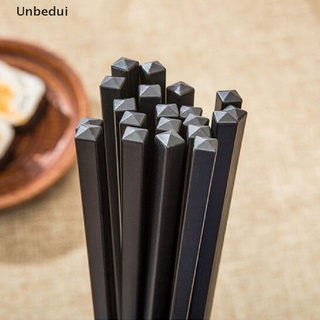 [ubd] 1 par de palillos japoneses de aleación antideslizantes para sushi, regalo chino, sdf (1)