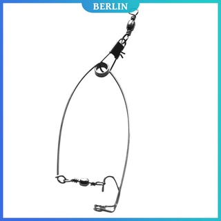 (berlin1) gancho de pesca automático de acero inoxidable al aire libre universal perezoso persona gancho