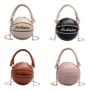 Bst bolso bandolera con forma de baloncesto de cuero PU para mujer/mujer/bolso bandolera