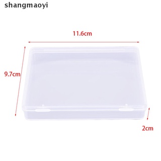 [shangmaoyi] caja de plástico transparente para jugar tarjetas contenedor pp caja de almacenamiento contenedor de monedas [shangmaoyi]