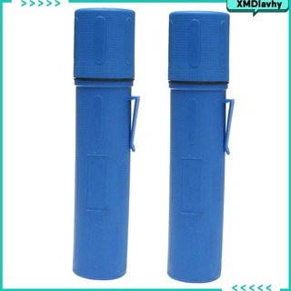 2Pcs 80mm Welding Rod Storage Tube Hanger No Divider Hold Supplies Blue Kit
