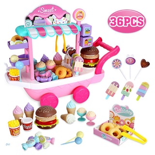 dvi mini helado caramelo carro casa juego educativo juguete carro casa juego de niños juguete