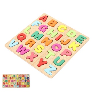 Yaoling juego Modelos digitales rompecabezas De montaje De madera juguetes Números Alfabeto educación temprana juguetes inteligencia rompecabezas (7)