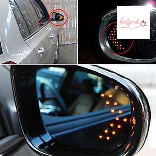 hk 2 piezas accesorios de coche 14smd leds retrovisor espejo indicador luces de señal de giro (2)