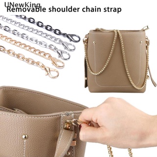 Unk metalizado broche de langosta cadena plana para bolso de mano o correa de hombro bolsas MY (1)