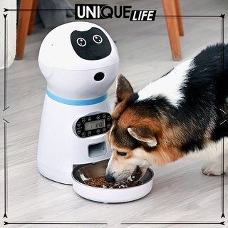 [Niuniu electrodomésticos] alimentador automático para mascotas dispensador de alimentos estación de alimentación para perros gatos (7)