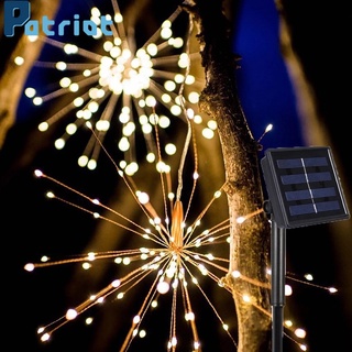 Festival Solar Powered colgante Starburst cadena de luces/siempre Twinkle luz año nuevo navidad boda decoración luces de pared guirnalda decoraciones al aire libre (1)