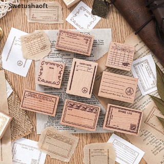 [sweu] sello de fabricación de tarjetas montado en madera sellos de goma para manualidades manualidades scrapbooking planner bfd
