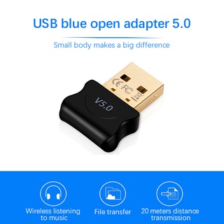 Adaptador compatible Con Bluetooth 5.0 Transmisor USB Para Pc Receptor De Ordenador Portátil Auriculares Impresora De Audio Dongle (2)