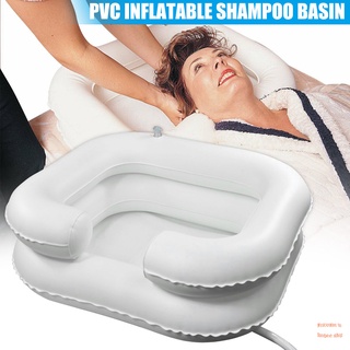 PVC Inflatable Portable Shampoo Basin for Disabled Elderly Easy Safe Shampooing