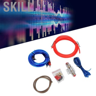 Kit de Cable de Subwoofer para coche, amplificador de potencia ampliamente utilizado, fácil de usar, Audio 10GA, para decoración de amantes (7)