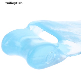 tuilieyfish 1 par de corrector de dedo del dedo del pie de unión de gel de silicona ortopédico enderezador separador dolor co