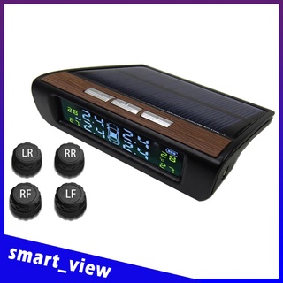 Sistema De monitoreo De presión De llantas De visión rápida tienda De energía Solar inalámbrica Tpms Monitor De seguridad con Sensores pantalla Lcd 4 hora Real alarma automática