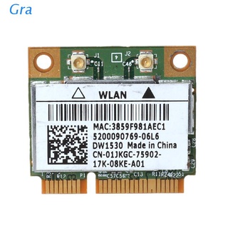 Gra BCM4322 Wireless 802.11a/b/g/n Dual Band Mini Pci-e Wifi Card DW1530 for Dell