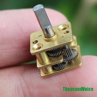 [ThousandVoice] 5 piezas reductor de engranajes de Metal N20 reducción de caja de cambios Diy N20 Motor de engranajes