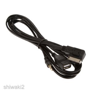 Cable USB de interfaz AMI MMI de 3.5 mm Jack Aux Music para Audi Q3 Q5 Q7 A8 A4L A5