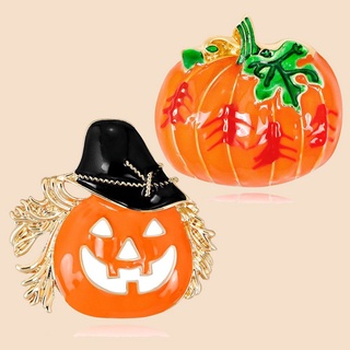 FOOT 2PCS Gifts Enamel Pin Broach Costume Jewelry Pumpkin Decor Halloween Brooch Backpack Fashion Accessories DIY Decoration Novel Hats Funny Black Cat (4)