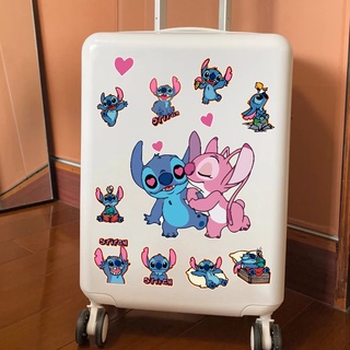 de dibujos animados lindo stitch equipaje pegatinas impermeable interestelar bebé carro de pared refrigerador maleta pegatinas