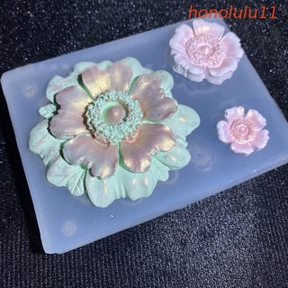 honolulu11 molde de silicona en forma de flor fondant chocolate caramelo molde para decoración de pasteles