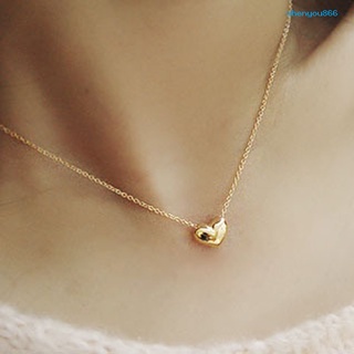 [SH] collar con colgante de corazón de amor elegante para mujer/cadena/accesorio de joyería/regalo (4)