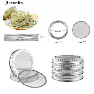 [jiarenitu] tapas de tarro de acero inoxidable para semillas orgánicas frascos suministros para el hogar.