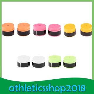 [Athleticsshop2018] Pack 2 sobregrip de tenis, cinta de agarre de mango de raqueta, para agarre de raqueta, Paddle de pepinillo, raqueta de Squash - elija (8)
