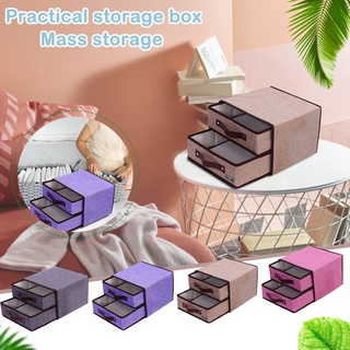 Spot&-ropa de dormitorio plegable caja de almacenamiento armario calcetines ropa cajón bolsa de almacenamiento