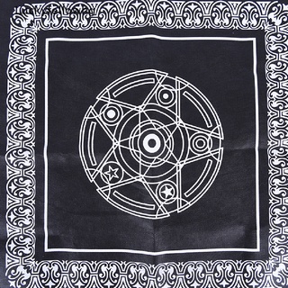 [luckyfellowhg] 49*49 cm pentacle tarot juego mantel de mesa textiles tarots cubierta de mesa [caliente]