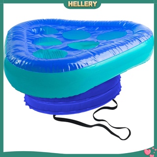 [Hellery] 1pc 6 agujeros inflables sombreros para adultos niños fiesta suministros de actividad interior (4)