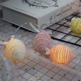 Cadena de luz led de huevo de pascua bobinado de huevo de luz cadena de luz de vacaciones decoración linterna WELO (4)