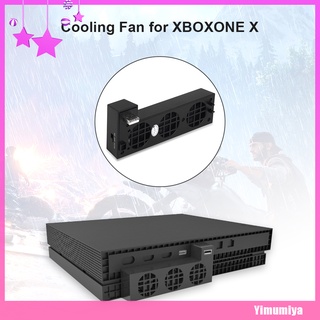 (Yimumiya) Ventilador de enfriamiento USB de Control de temperatura para consola Xbox One X externa 3 ventiladores
