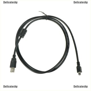 Delicateshy Cable de sincronización de datos USB de 1,5 m para Canon EOS 7D 60D 1200D 700D 650D 600D 100D D30