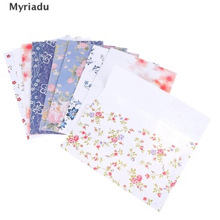 [myriadu] 10pcs fresco y elegante sobre floral membrete de cereza rosas papel carta.