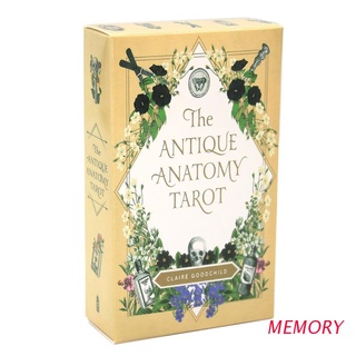 MEMORY The Antique Anatomy Tarot 78 Cartas Deck Completo Inglés Adivinación Oracle Tarjetas (1)