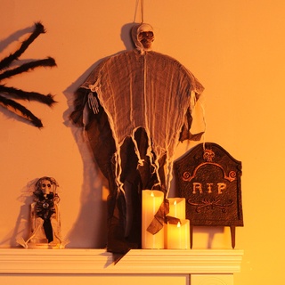 Halloween cráneo esqueleto colgante adornos/Halloween decoración del hogar productos/adornos colgantes intimidantes/decoración de fiesta de Halloween/accesorios de decoración del hogar (3)