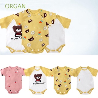 ORGAN Unisex Baby Romper Bodysuits Newborn Pajamas Short Baby Clothing Baby Clothes Ropa Jumpsuits Cotton Baby Onesies