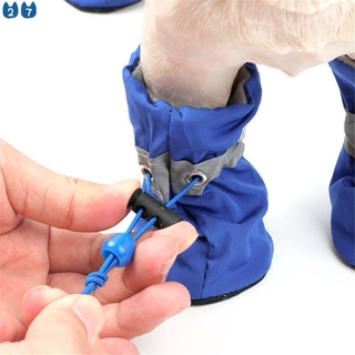 『27 Mascotas』4pcs botas de perro zapatos antideslizantes impermeable gato Suppile
