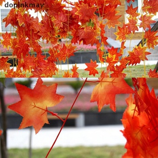 dopinkmay flor artificial falso follaje flores de arce rojo hojas de arce hogar jardín decoración co