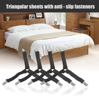 allbuy] 4 pzs soporte de colchón triangular para cama/soporte para colchones/clip de pinzas