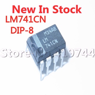 5 unids/lote LM741CN LM741 DIP-8 chip amplificador operativo en Stock nuevo Original