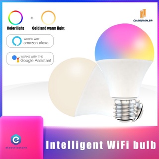 Nueva lámpara Inteligente De 15 W Wifi E27 B22 regulable Rgb+Cct lámpara Inteligente De Luz App control De Voz compatible con Alexa Google home