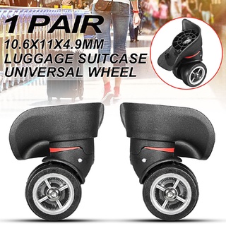 2Pcs Suitcase Luggage Accessories Universal Rotated Wheels Wheel Casters 4.9cm
