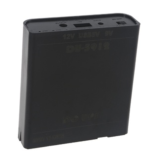 Caca 5V 9V 12V DIY 18650 batería banco de energía caja para coche DVR WiFi Router módem altavoz (9)